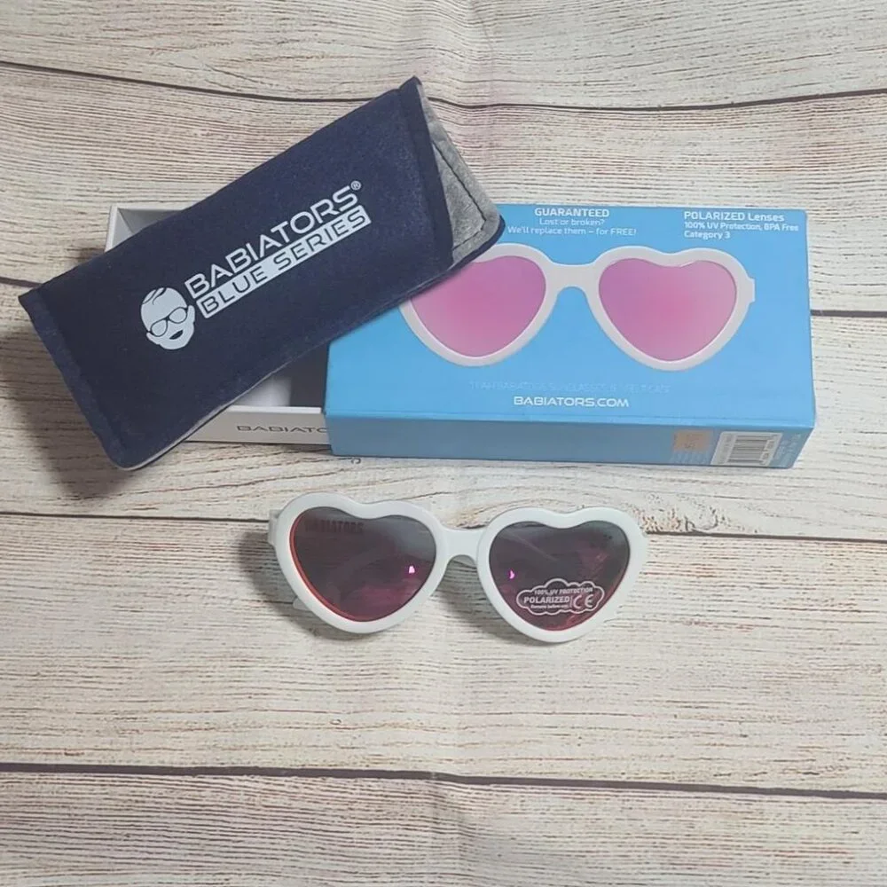 Babiators Blue Series Collection The Sweetheart Sunglasses - Age 6+ - NEW